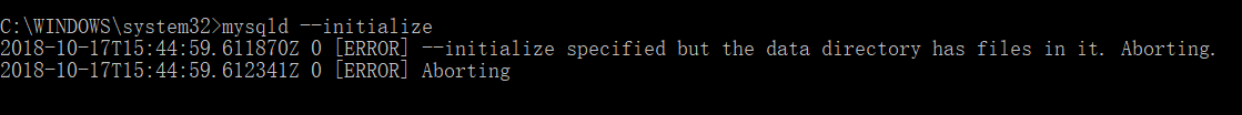 mysql初始化失败如何解决