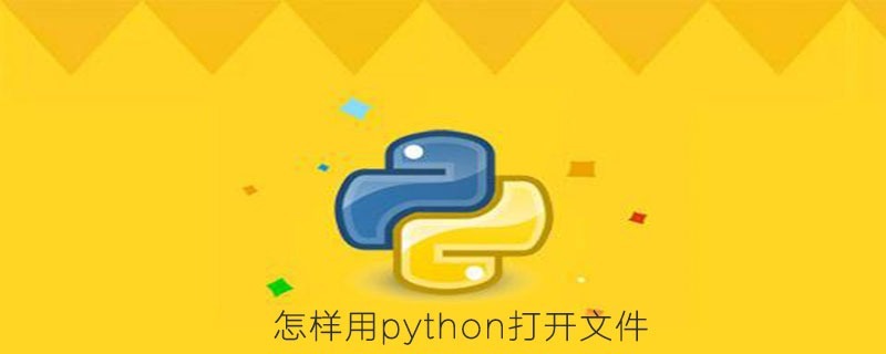 怎样用python打开文件