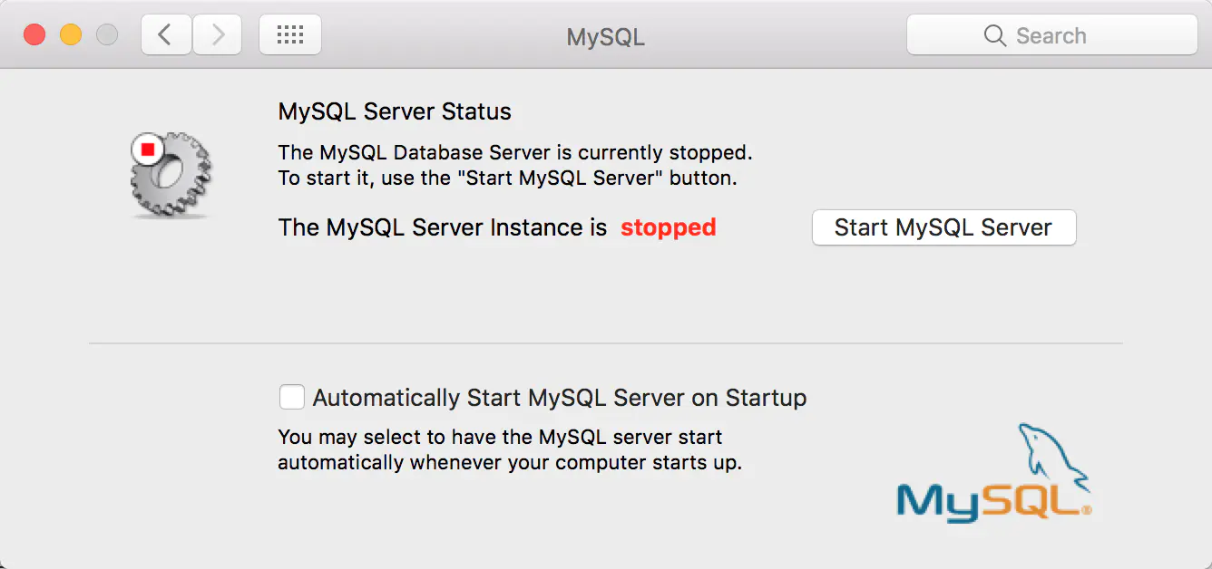 mac下mysql无法启动mysql