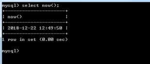 mysql怎么查看系统时间