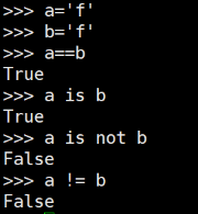 python如何判断字符串相等