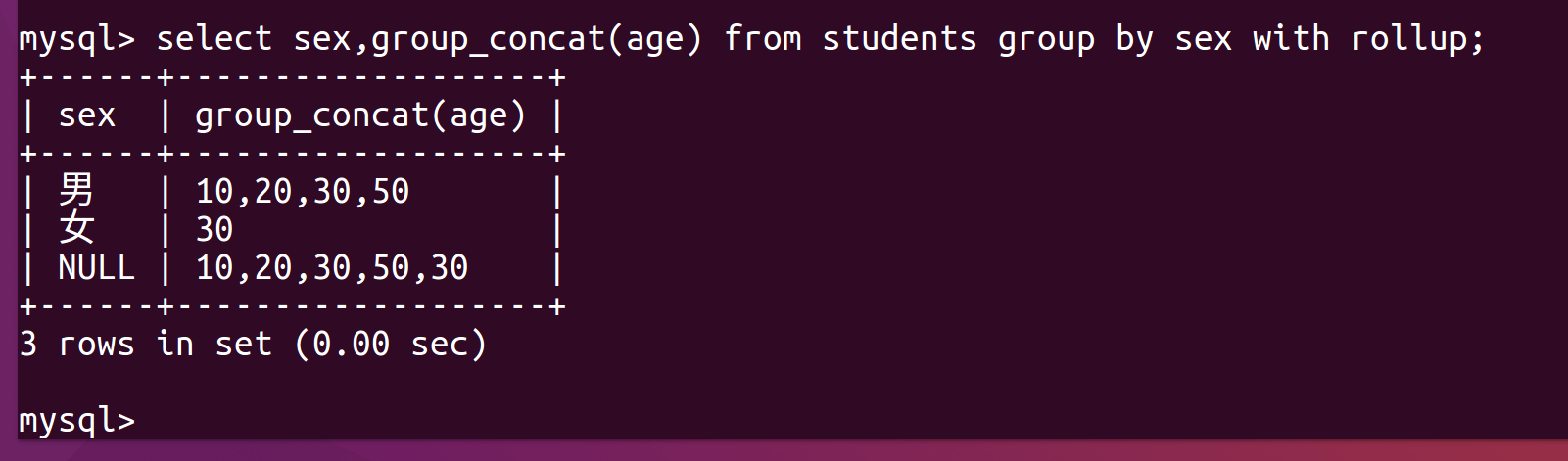 MySQL高级查询