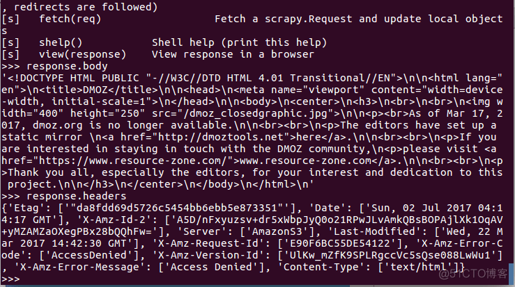 Python基础5 爬虫入门——了解爬虫Scrapy_数据_04