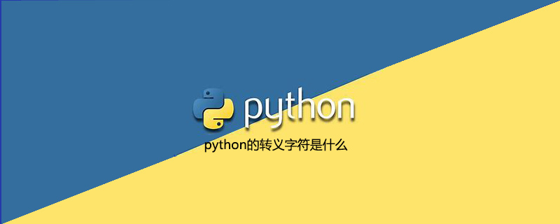 python的转义字符是什么
