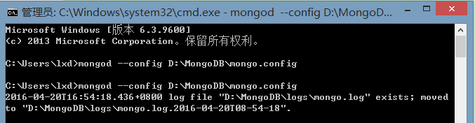 启动mongodb出现错误代码10061怎么解决