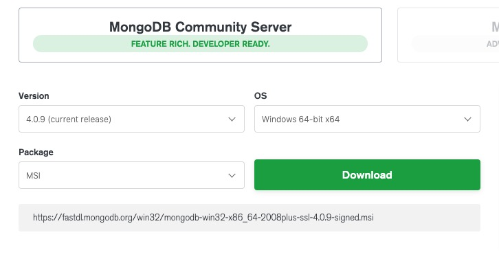 如何安装下载安装mongodb