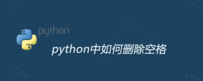 python中如何删除空格