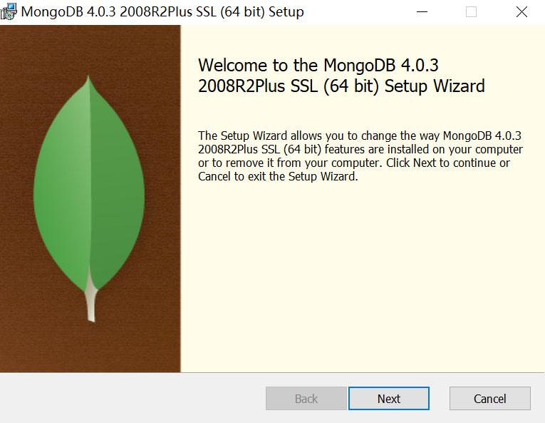 如何安装win版mongodb