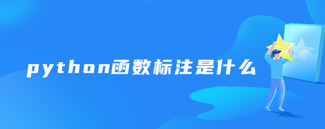 python函数标注是什么