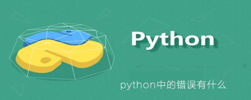 python中的错误有什么