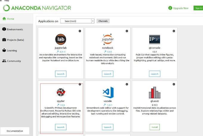 怎么用anaconda打开spyder？
