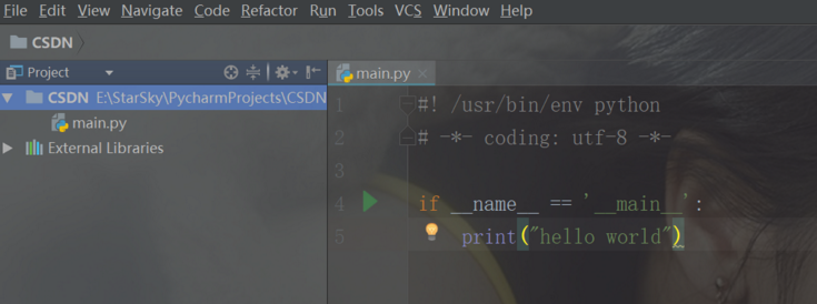 pycharm怎么用python