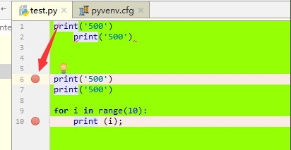 pycharm如何设置断点