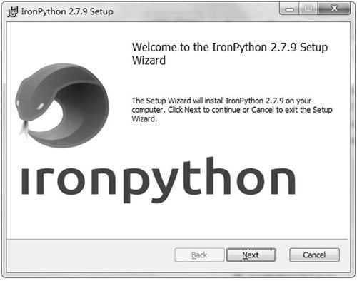 安装IronPython