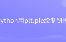 python用plt.pie绘制饼图