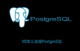 VB怎么连接PostgreSQL