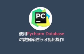 使用Pycharm里的Database对数据库进行可视化操作
