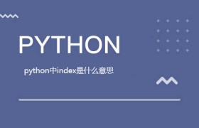 python中index是什么意思