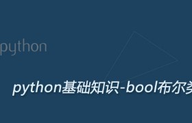 Python bool布尔类型