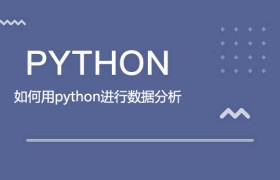 如何用python进行数据分析