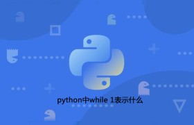 python中while 1表示什么 python中while 1表示什么