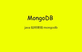 java如何使用mongodb