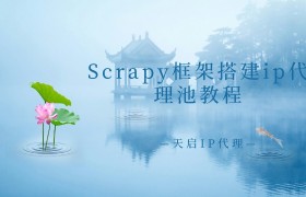 Python中Scrapy框架搭建ip代理池教程(含代码实例) Python中Scrapy框架搭建ip代理池教程(含代码实例)