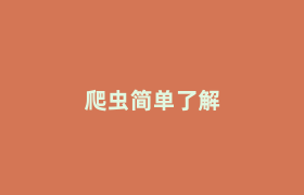 爬虫简单了解 爬虫简单了解