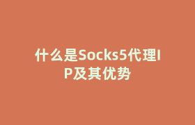 什么是Socks5代理IP及其优势 什么是Socks5代理IP及其优势