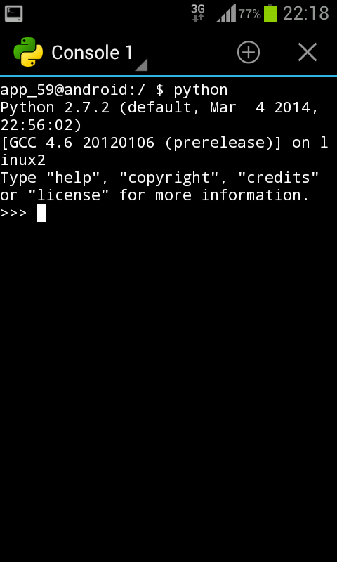 手机怎么运行python
