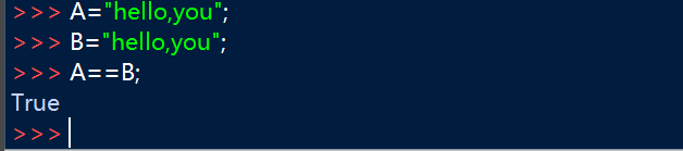 python比较字符串是否相等