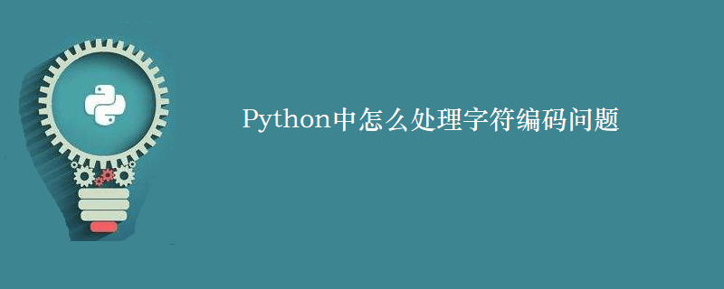 Python中怎么处理字符编码问题