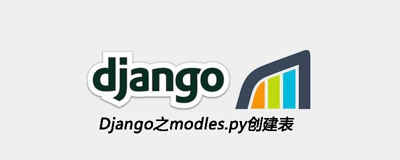 Django之modles.py创建表