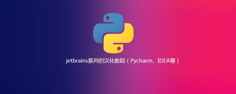 jetbrains系列的汉化教程（Pycharm、IDEA等）