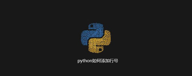 python如何添加行号