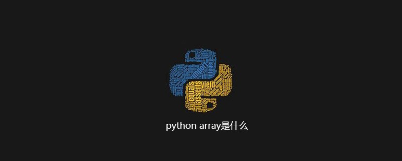 python array是什么