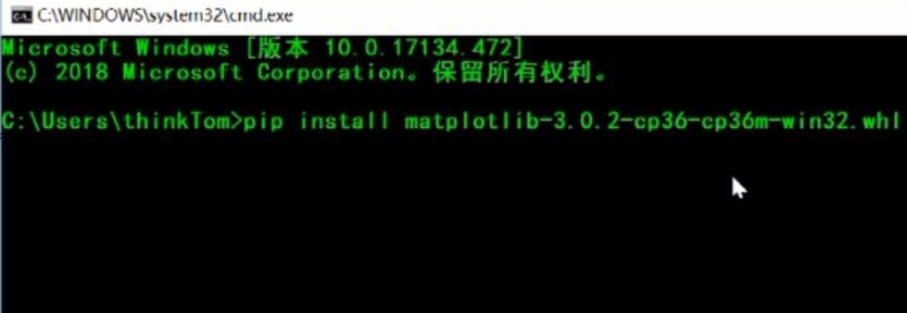 python怎么安装matplotlib