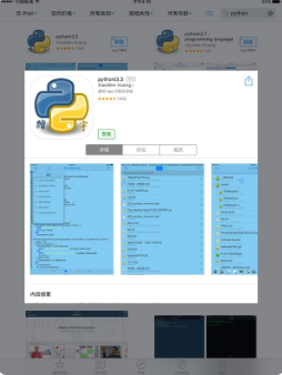 ipad可以装python吗
