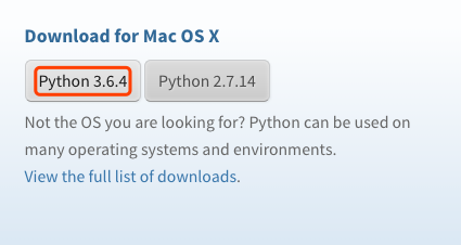 mac怎么装python3.6