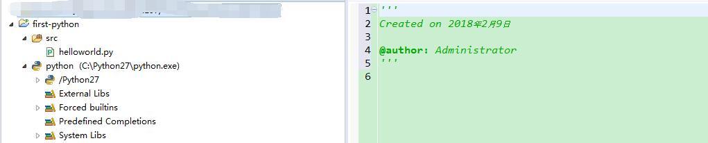 怎么用eclipse写python