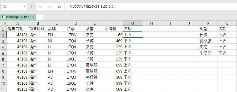 openpyxl如何实现vlookup函数