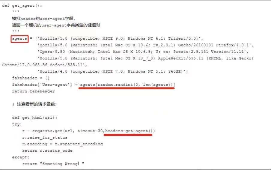 python解决反爬虫方法的对比