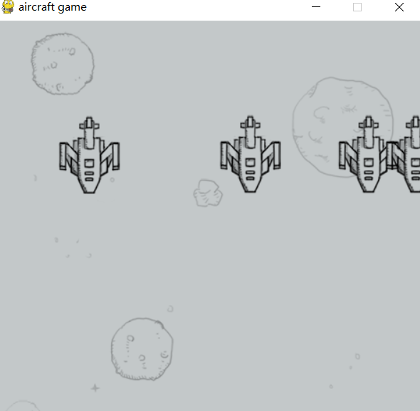 python游戏demo:飞机大战游戏