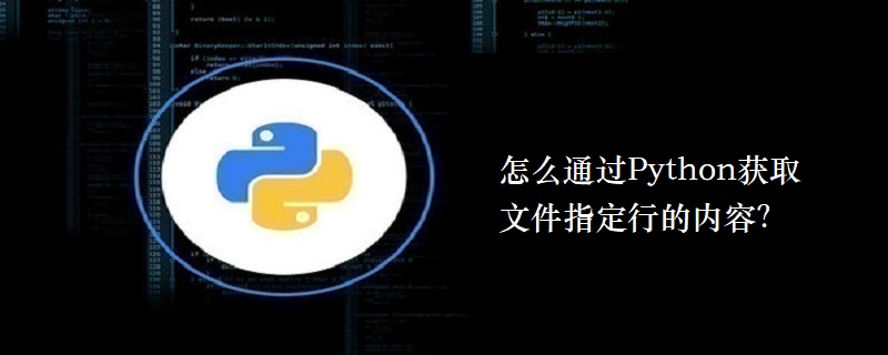 怎么通过Python获取文件指定行的内容？