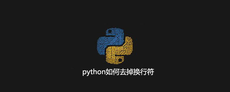 python如何去掉换行符