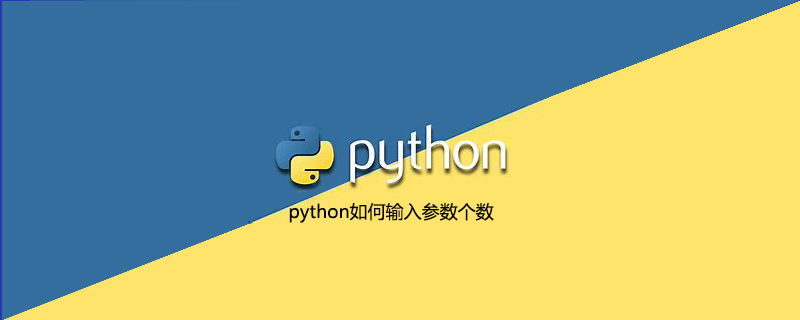 python如何输入参数个数