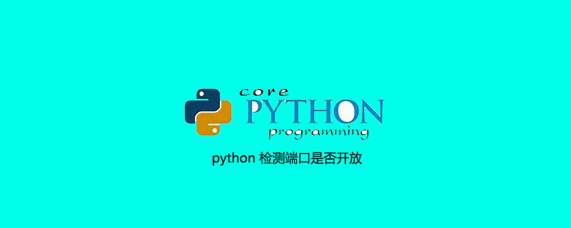 python 检测端口是否开放