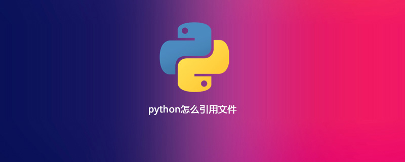 python怎么引用文件