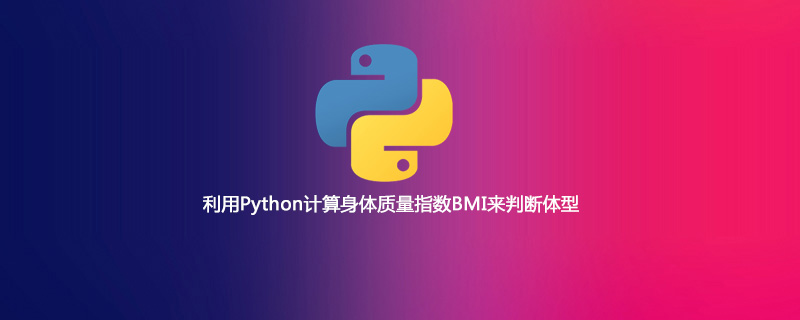 利用Python计算身体质量指数BMI来判断体型