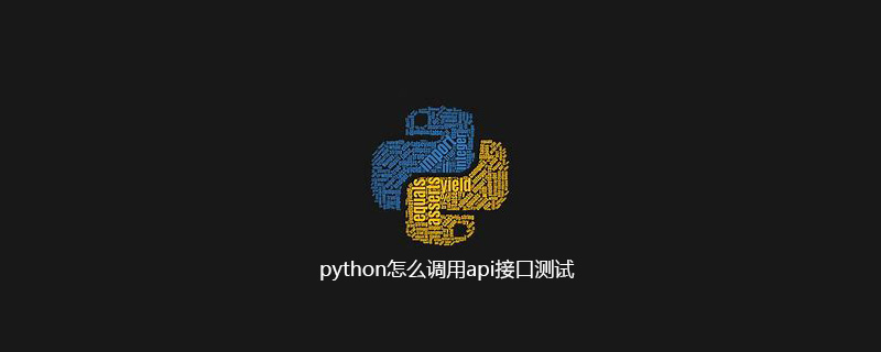 python怎么调用api接口测试